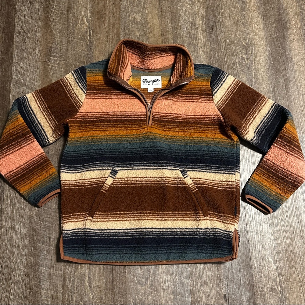 Wrangler Sherpa Quarter Zip Jacket